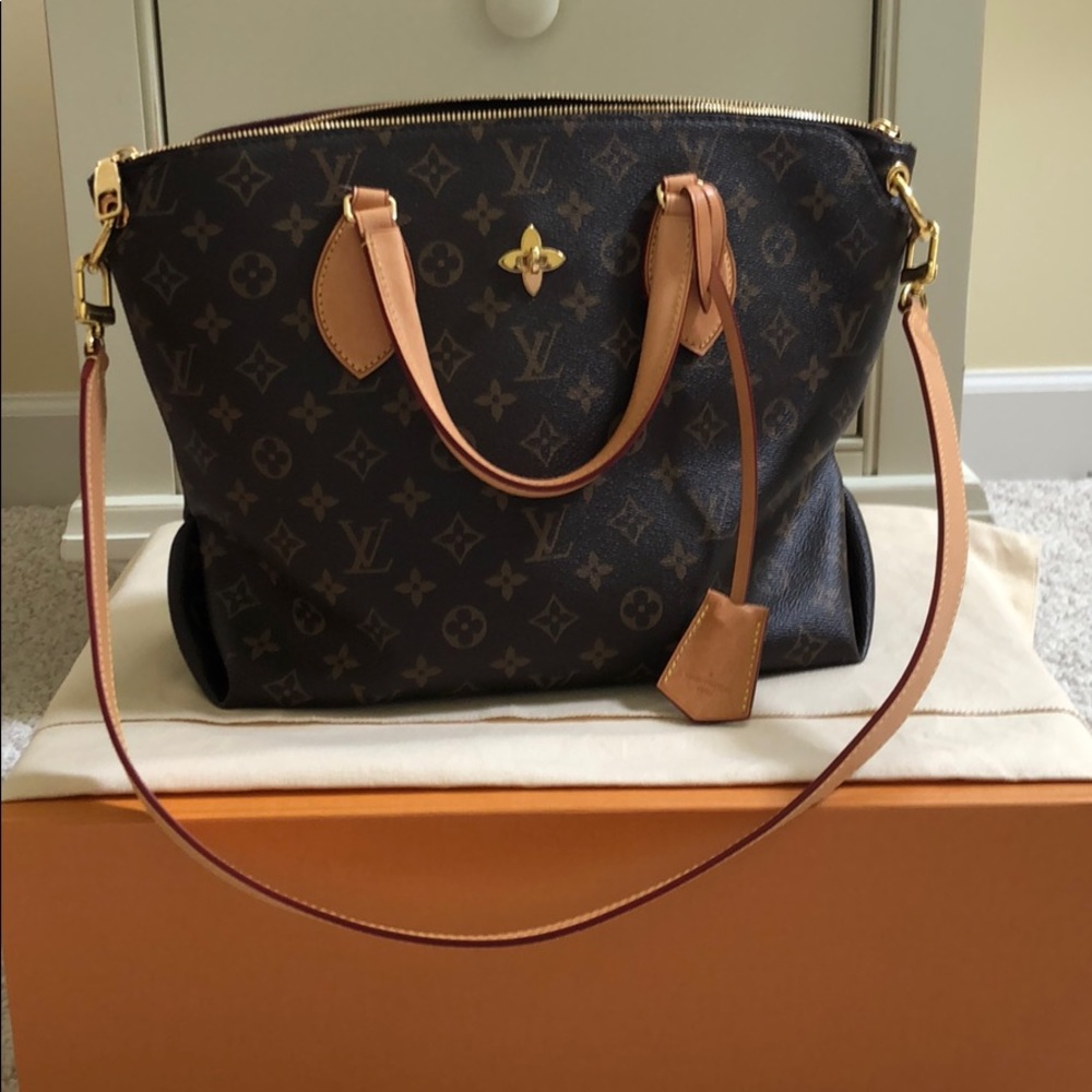Louis Vuitton Large Flower Zip Tote